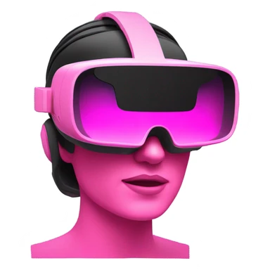 all-pink vr headset sticker