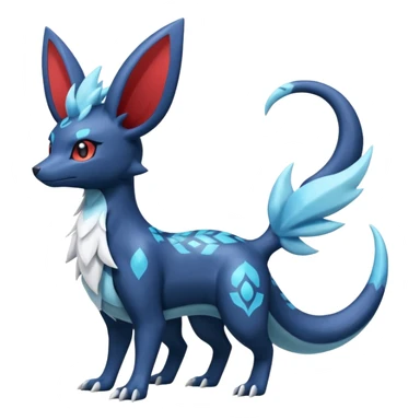 Salamence-Amaura-Umbreon-Silvally-fusion (full body) sticker