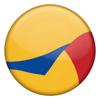 Bandera de colombia circular sticker