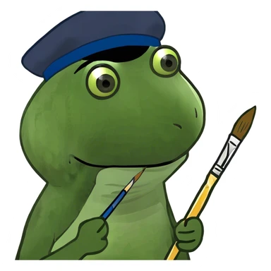bufo is drawing sticker