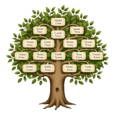 family tree sticker