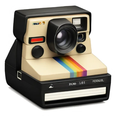 Vintage Polaroid camer sticker