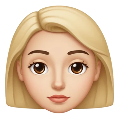 with a little dot on the top of the left lip part a fuller eyebrows sticker