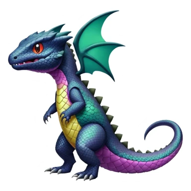 Salandit-Noibat-Larvitar-Hybrid (Full body) sticker