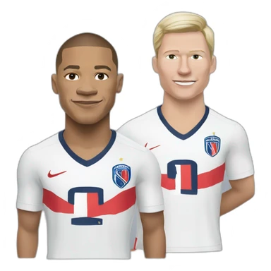 Mbappé et haaland sticker