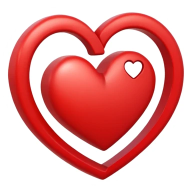 heart spiral sticker