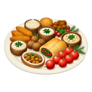 romanian christmas food sticker