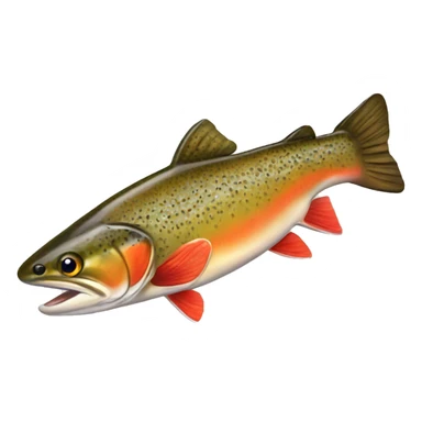 Brook trout sticker