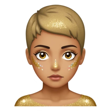 Glitter killer sticker