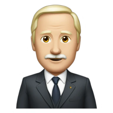 Путин и Лукашенко кушают селедку sticker