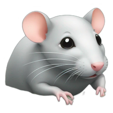 rat swimming in money sticker