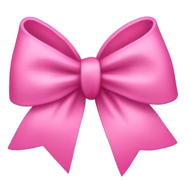 Pink bow sticker