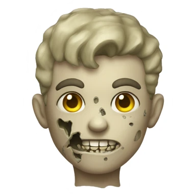 Fallout boy as a ghoul sticker