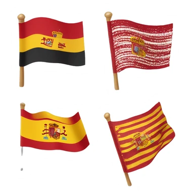 Bandera republicana española roja Amira  sticker