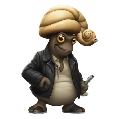 Street gangster SNAIL sticker