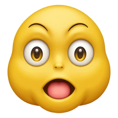 Cringe emoji sticker