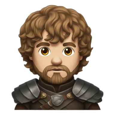 Tyrion of game of throne like a cat sticker
