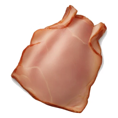 roast ham on a plate sticker