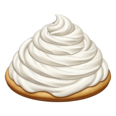 whipped cream swirl sticker