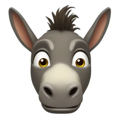burro shrek sticker