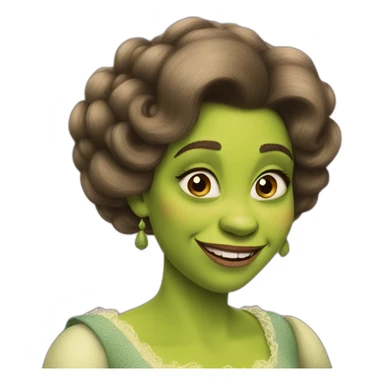 ugly stepsister shrek sticker