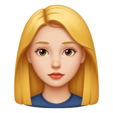 Girl with insane jaw line sticker