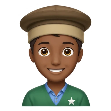 pakistan boy wearing pakool sticker