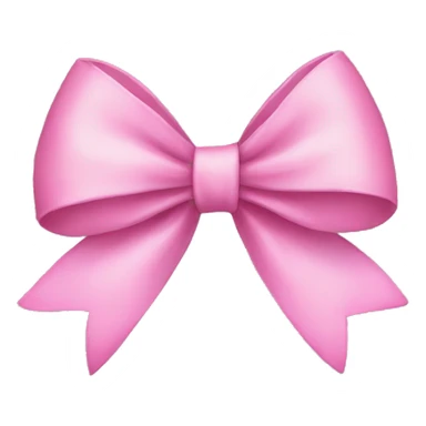 Pink bow sticker