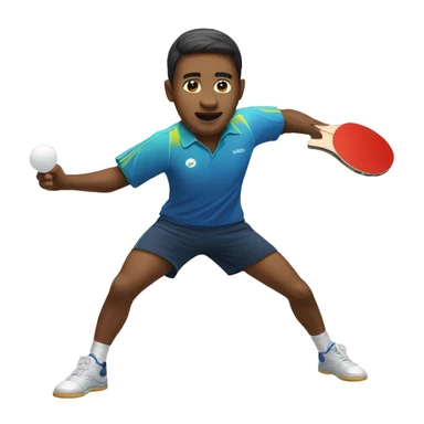 Table Tennis player  sticker