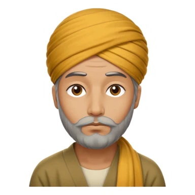 The turbaned philosopher sticker