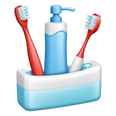 Tooth and toothbrush sticker