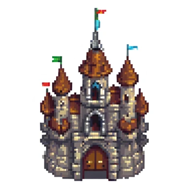 A beautiful castle sticker