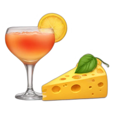 Cheesee and cocktails sticker