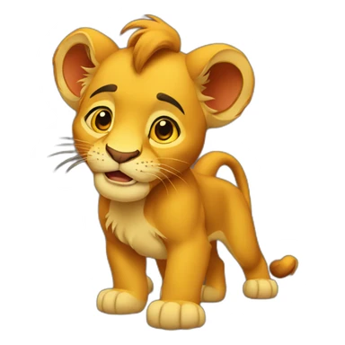 Simba sticker