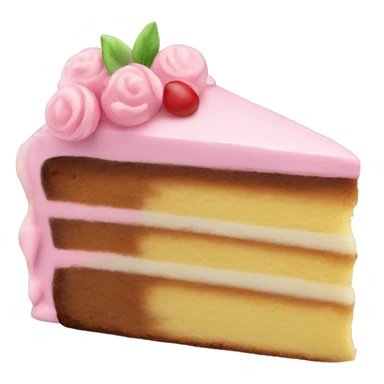 Slice of cake sticker