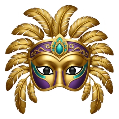 ancient Roman party mask sticker
