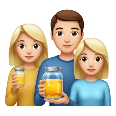 People Holding Jar sticker