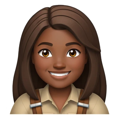 Danielle Brooks as a Minecraft character sticker