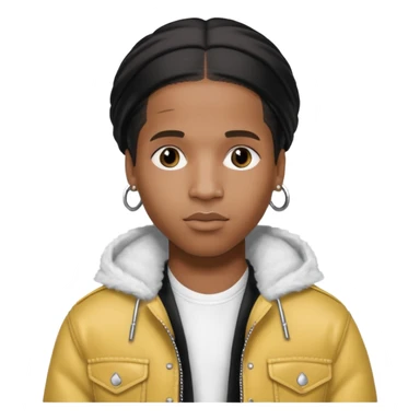 asap rocky, pretty bratz man sticker