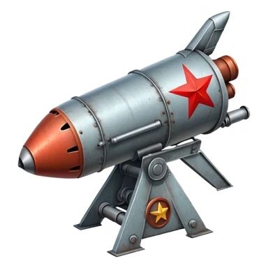 Soviet rocket launcher sticker