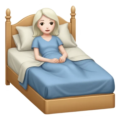 very sick woman sticker