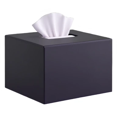 tissue box sticker