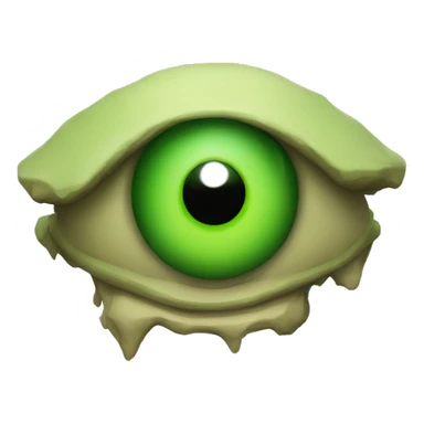 cyclops, big green giant with one eye  sticker