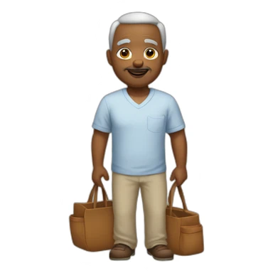 Papa dens maman sticker