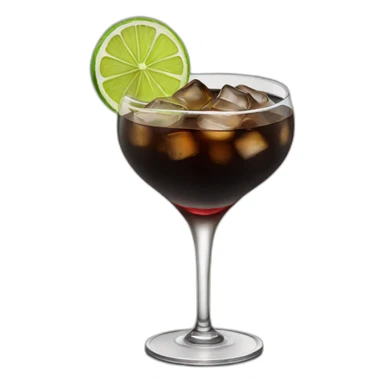 Black russian cocktail  sticker
