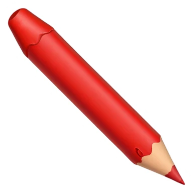 red crayon sticker