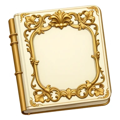 Notebook rococo style  sticker