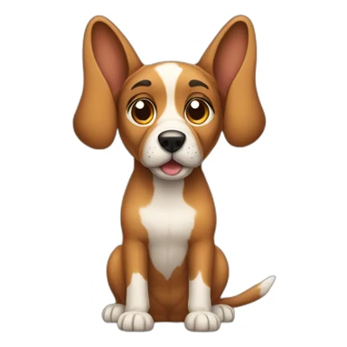 BIG EARED DOG sticker