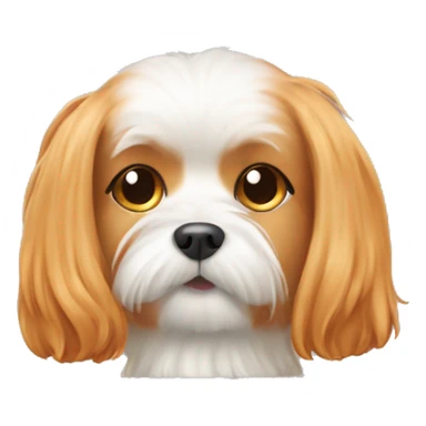 Maltese dog with ginger cat At the same time sticker