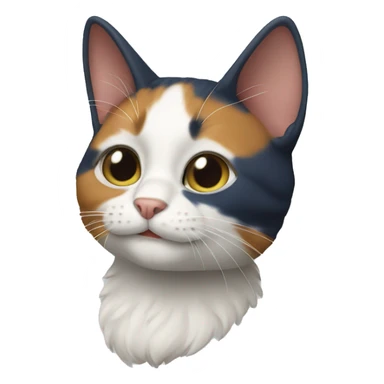 Cat tricolore sticker